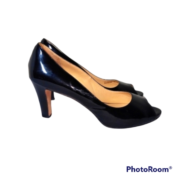 Cole Haan peep toe heels - Picture 4 of 10